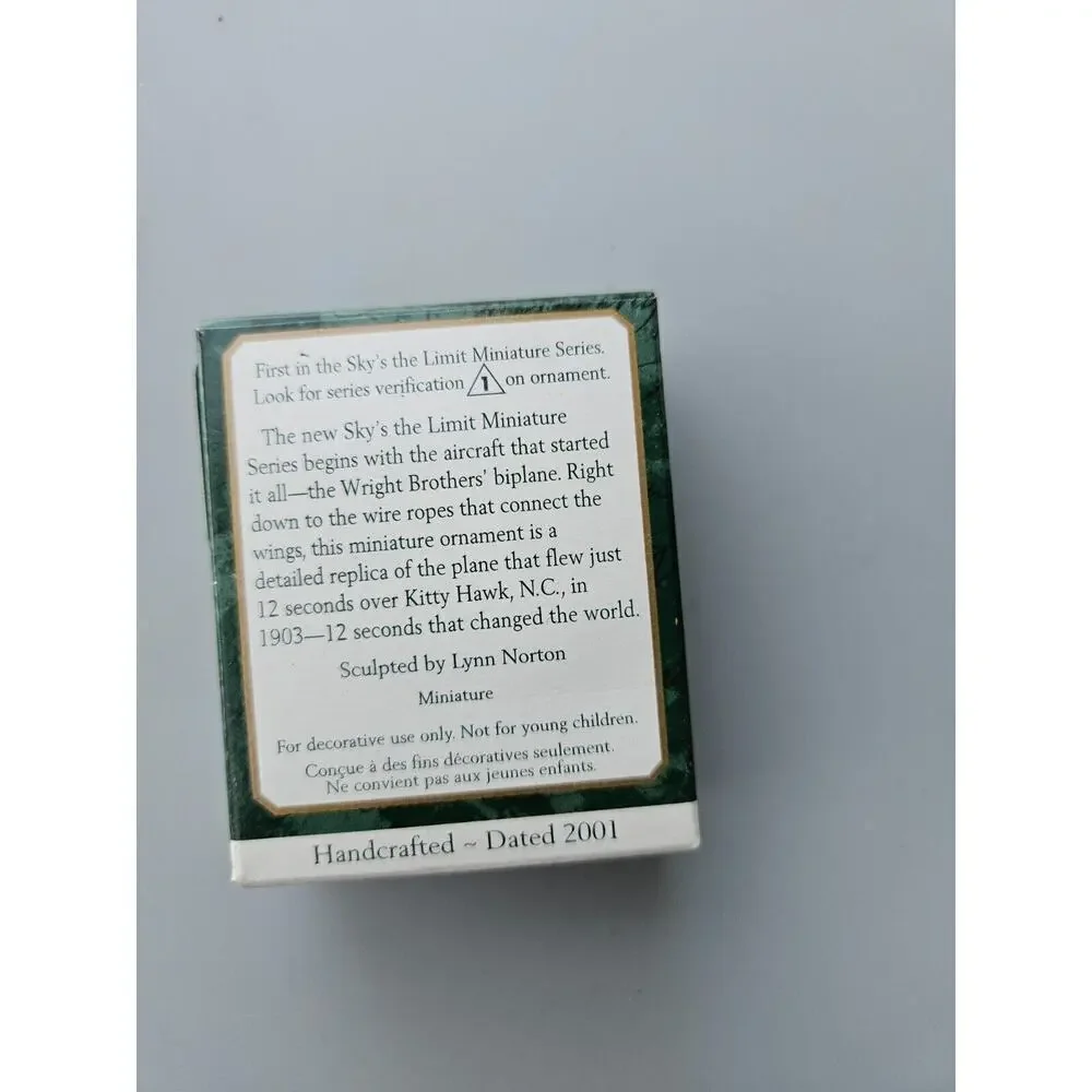 Hallmark Keepsake Ornament The Flight at Kitty Hawk Sky's the Limit Series #1